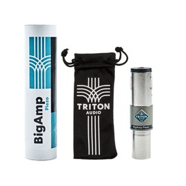 Triton Audio BigAmp Piezo + 3 dB Microphone Preamp for Musical Instruments, Microphone Amplifier, Preamplifier, Studio, Stage, Instruction Manual Included