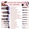 Set de brochas de maquillaje de base profesional de 25