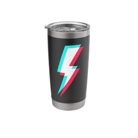 Lightning Symbol Power Electricity Bolt Graphic Stainless Steel Insulated Tumbler