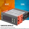 ARCELI Two-stage 12V (DC) digital temperature controller Fahrenheit thermostat