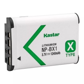 Kastar Battery for Sony NP-BX1 HDR-PJ440 MV1 FDR-X1000V X3000 ZV-1 II ZV-1F