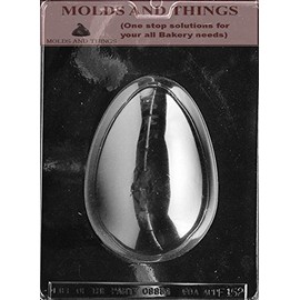 1 LB. Easter egg Chocolate candy mold With Copywrited Candy Making Instruction
