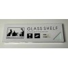Fired Earth Glass Works Glass Shelf for Pro Recessed Shelf