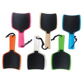 THE SHAPPY FILE Feet Foot Sander Coarse Pink White Green Orange Blue - White