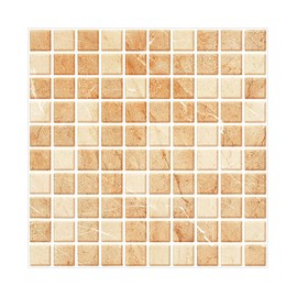 CONPHERON Pack of 10 Tile Stickers for Kitchen and Bathroom 20 x 20 cm Mosaic Wall Tile Stickers Tiles Decorative Tile Film for Bathroom Kitchen Back Wall