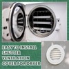 VIHOSE 2 Pcs 4 Inch Soffit Vents Soffit ABS Exterior
