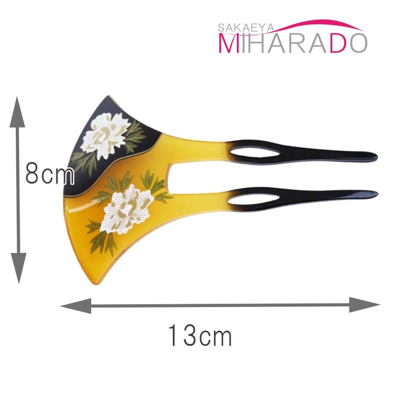 Eiya Miharodo Tortoise Style Chrysanthemum Bee Shaped Hairpin
