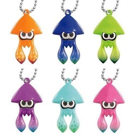 Capsule Splatoon Squid Mascot Set of 6 Types