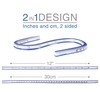 VVIViD 12 Inch Flexible Curve Fabric & Design Tape Measure