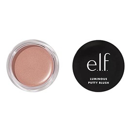 e.l.f. Rubor de masilla luminoso, masilla a polvo, rubor construible con un sutil acabado brillante, altamente pigmentado y cremoso, vegano y libre de