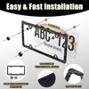 Topographic Contour License Plate Frame Abstract Mountain Wave License Plate