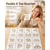 16Pcs Dog Head Stencils for Painting, Reusable PET Plastic Templates