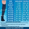 ABSOLUTE SUPPORT Mens Compression Socks for Circulation 20-30mmHg, Made in