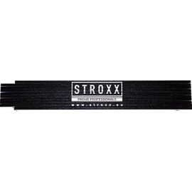 STROXX 20 x folding ruler, 2 metres, folding ruler, with internal angle fitting, locks exactly at right angles (90°), CE certification, made in Germany (20)