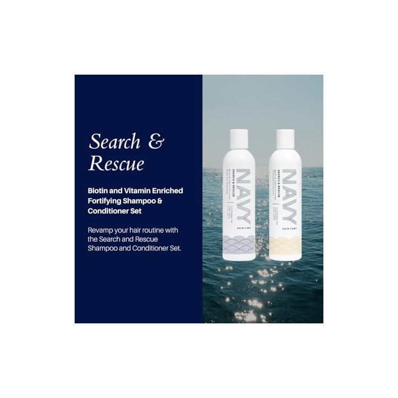 Champú y acondicionador NAVY Hair Care para dar volumen al