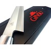 GINSU Yanagiba 9.5" Sashimi Knife, Brown - Premium Stainless-Steel Blade,