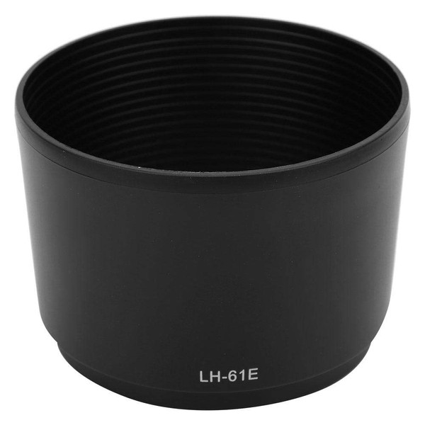 Camera Lens Hood,LH-61E Black Plastic Lens Hood,Tulip Flower Lens Hood