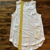 Lululemon New Lululemon Size 4 Sculpt Tank Top White Reflective