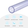 sourcing map PVC Hard Round Tube 20 mm ID 25