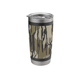 Whitetail Deer Bottomland Camo Deer Hunting Camo Stainless Steel Insulated Tumbler