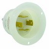Leviton 2735 30-Amp, 480 Volt- 3PY, Flanged Inlet Locking Receptacle,
