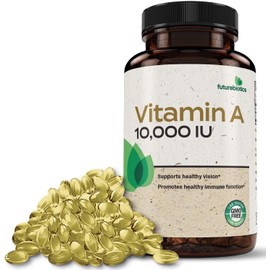 Futurebiotics Vitamin A 10,000 IU Premium Non-GMO Formula Supports Healthy Vision & Immune System and Healthy Growth & Reproduction, 250 Softgels