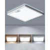 Annaror 12in Motion Sensor Ceiling Light Wired, 3000K 4000K 5000K
