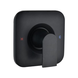 Replacement for Moen Shower Faucet Trim Kit Only Fit Posi-Temp Pressure-Balancing Valve (Valve& Catridge Not Inclued), Volume and Temperature Control Level Handle, Matte Black T2471BL