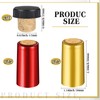 100 Pcs Wine Bottle Cork Stopper Plastic Top Kits, 50