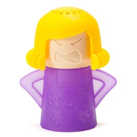 Angry Mama Microwave Cleaner, Microwave Oven Steam Cleaner, Angry Mom Steamer Cleaning Crud Easily in Minutes, Steam Cleans and Disinfects with Vinegar and Water for Kitchen