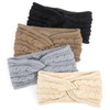 DRESHOW Women Warm Knitted Headband Winter Ear Warmer Crochet Head