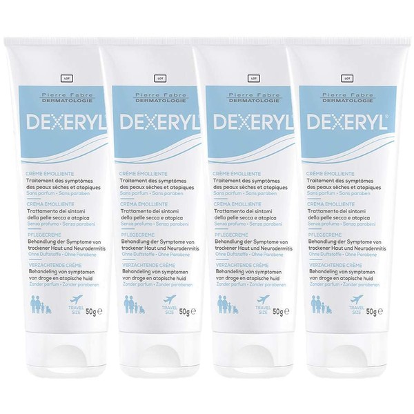 Dexeryl Cream 4 x 50 g Set - For Dry