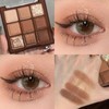 9 Color Matte Shimmer Neutral Eyeshadow Palette, Waterproof Long Lasting