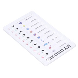 Portable PVC Chore Chart Memo Boards Learn Planning for Kids (My Chores)