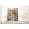 Twisted R Design 11x14 Baby Lion Canvas Wall Art