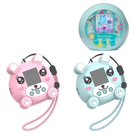YipuVR Silicone Case Compatible with Punirunes Interactive Digital Toy, Portable & Protective Skin Cover for Punirunes Virtual Pet Accessories, with Lanyard (Pink)