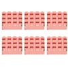 10Pcs Heat Sink Brass Mini Radiators Attach Thermal Conductive Adhesive