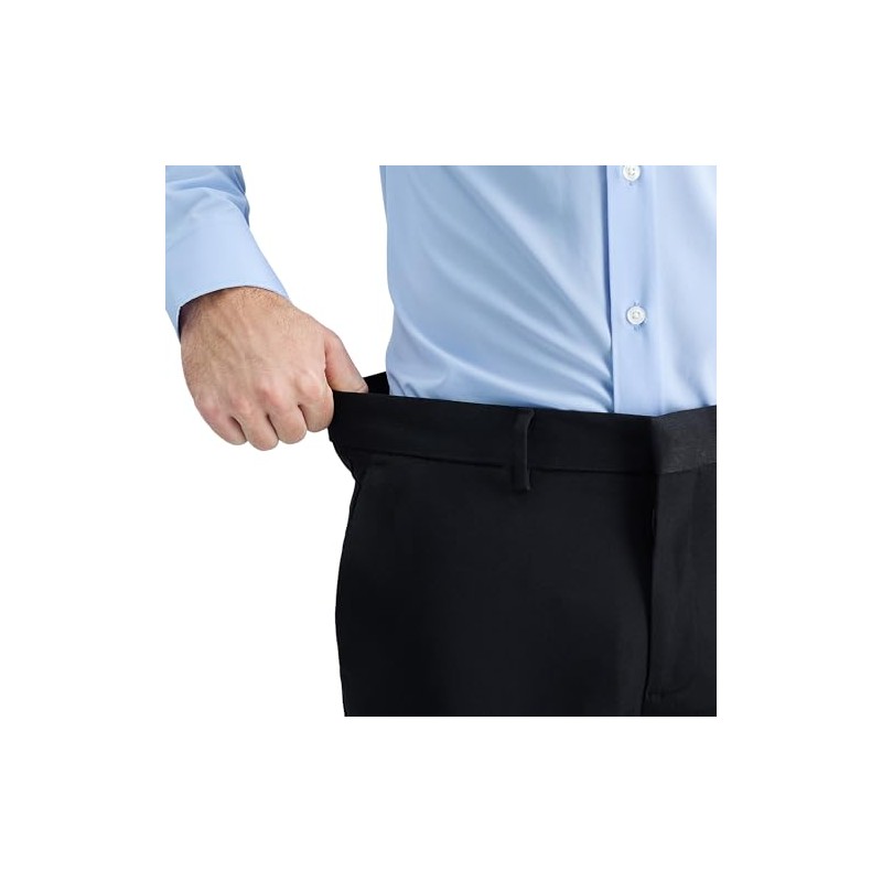 Louis Raphael Men's Skinny Fit Premium Stretch Gabardine Dress Pant,