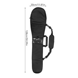 SPYMINNPOO Paddle Carrying Bag, Canoe Kayak Split Paddle Carrying Bag Boat Paddle Storage Bag Holder Pouch Cover for Rowing Boating(black)