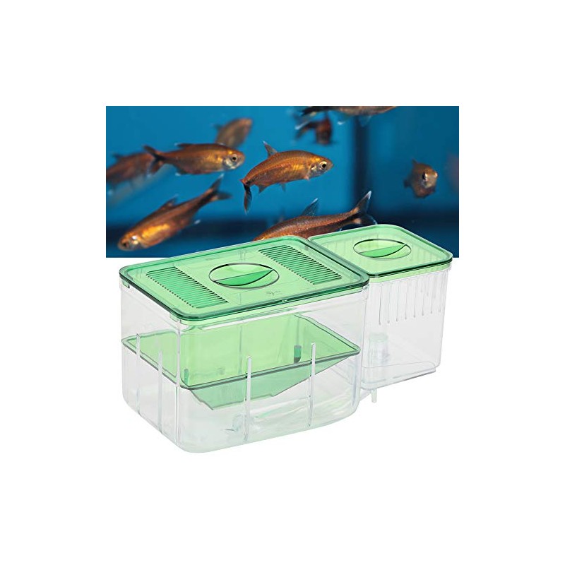 Fish Breeding Box, Acrylic Fish Hatchery Isolation Box Double Layer