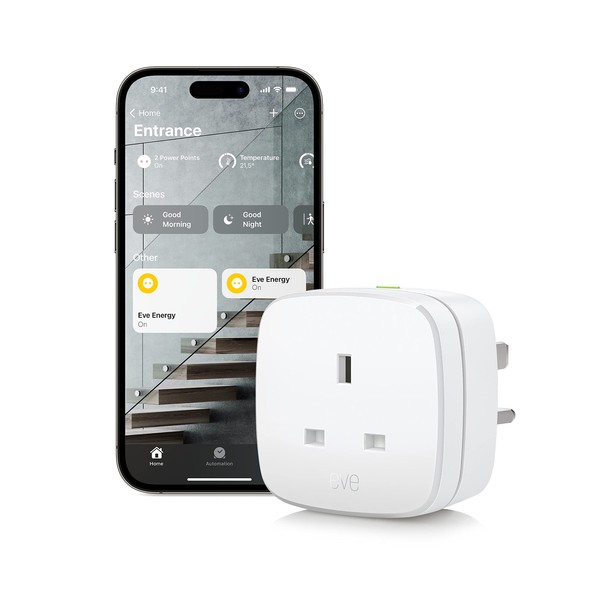 Eve Energy (Matter) UK - Smart Plug, Control & Automate