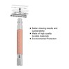 Safety Razor Handle Anti Slip Washable Reusable Metal Hand Shaver