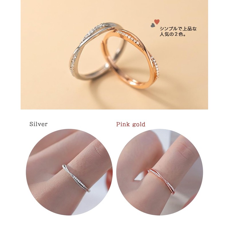 GEJ-Tech Women's Ring, Silver Ring, One Size Fits Most (No.