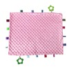 Large Tag Security Blanket for Babies - Toddlers Taggy Security