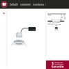 Paulmann Einbaul. LED Nova 3x 6.5 W ww ws ru