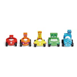 Hand2mind Mini Vehiculos Numberblocks  Juguete Didáctico Niños 95405
