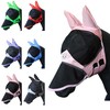 T TEKE Fine Mesh Horse Fly Mask w/Ears & Nose,