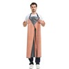 Nanxson Men's Waterproof Apron Thick Rubber Apron Adjustable Work Apron