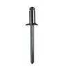 3/32" DIAMETER X .251-.375 GRIP RANGE, STEEL BLIND RIVET, COUNTERSUNK