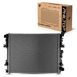 PHILTOP CU13129 Engine Coolant Aluminum Radiator for 1500, 1500 Classic, Ram 1500, 2500, Ram 2500, 3500
